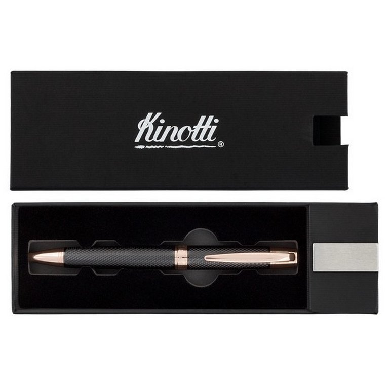 Ручка шариковая Kinotti "Mahler" подар.футляр, синяя 1мм (стерж.98мм тип Parker)