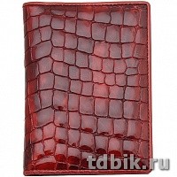Обложка для автодокументов Dr.Koffer нат. кожа, красный
