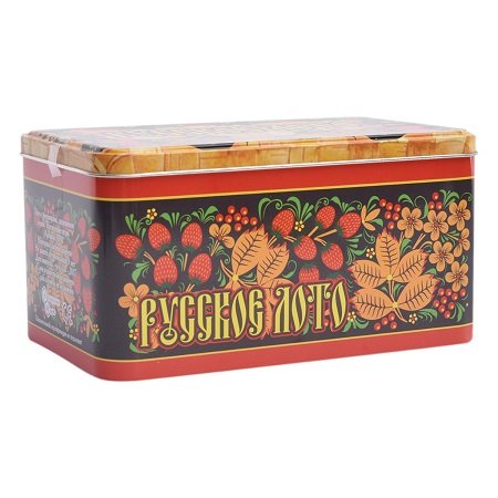 Игра настольная Лото "Русское лото" в жестяной коробке Нескучные игры