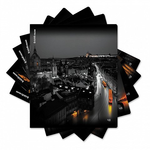 Тетрадь 48 лист кл. А5 на скрепке "Urban Lights" 5 ВИДОВ