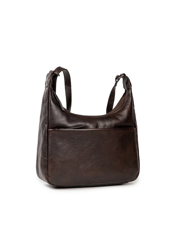 Сумка женская Dr.Koffer 28х21х9см см, нат.кожа коричневая