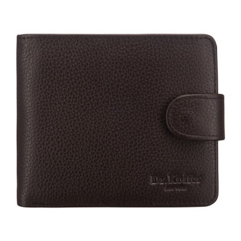 Портмоне Dr.Koffer 10*12,5см, нат. кожа, коричневый