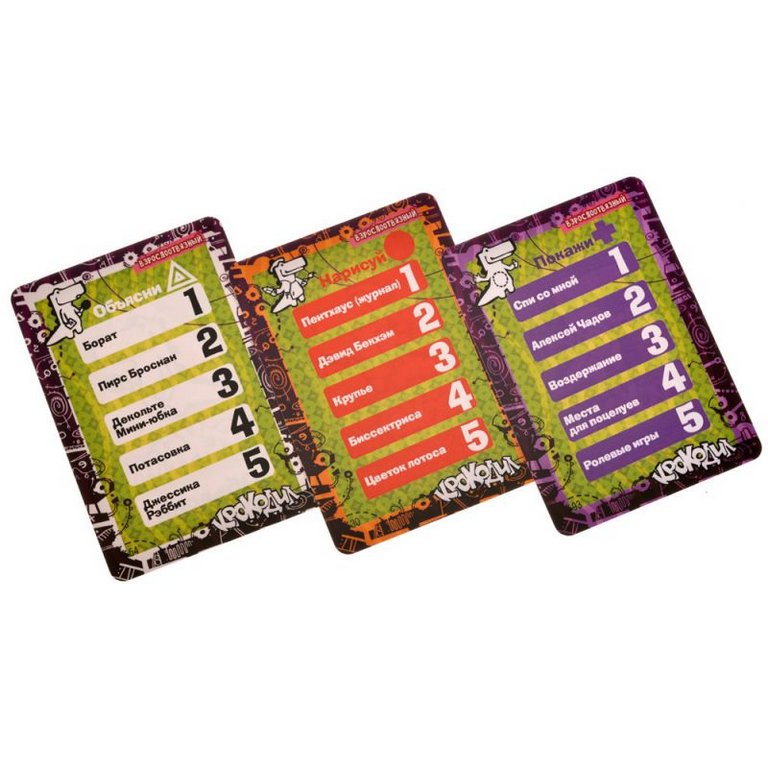 Игра настольная  18+ с карточками "Крокодил ВзрослоОтвязный" (3-16 игроков, 30-45 мин) Magellan