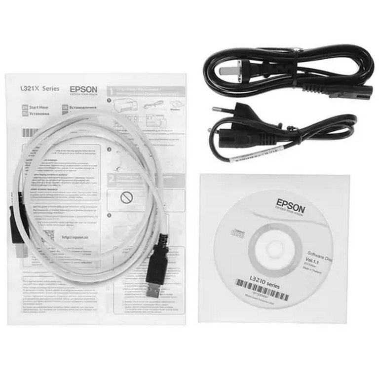 МФУ Epson L3218 (принтер+сканер+копир, А4) 5760*1440dpi, USB 2.0