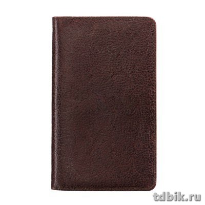 Визитница Dr.Koffer 20,5*12см на 72 визитки, коричневая