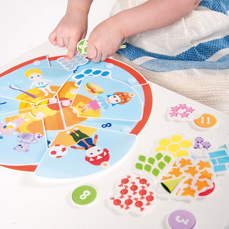 Игра обучающая  Время с липучками "Умные часики" 3+ Pic'nMix