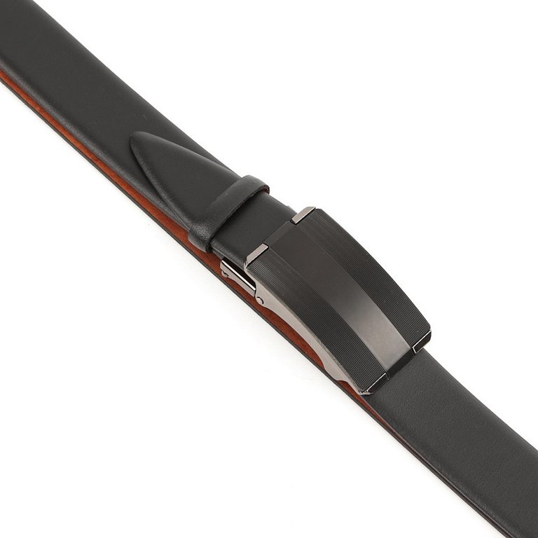 Ремень FABRETTI мужской, 35 мм, натуральная кожа, черный, размер 115,
