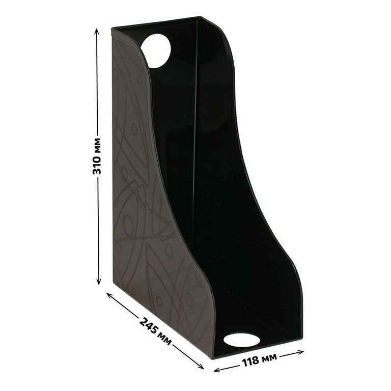 Лоток вертикальный 118 мм Стамм, черный