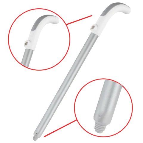 Совок для мусора + щетка, бело-серый DASWERK