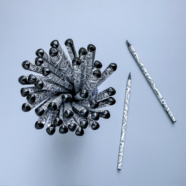 Карандаш ч/г HB с рис. трехгранный Bruno Visconti "ArtGraphix.  Cashmere pattern"