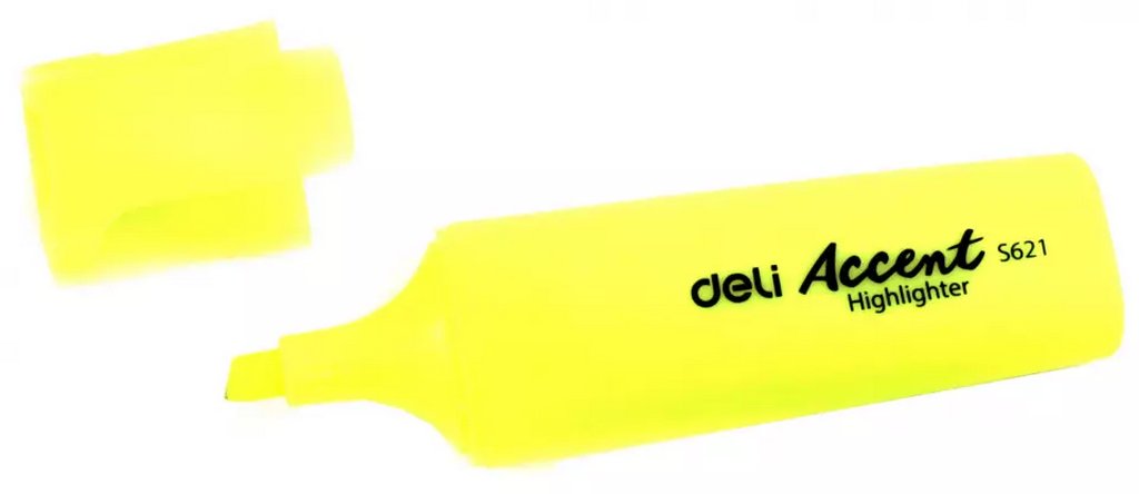 Текст-маркер Deli Accent Delight 1-5мм желтый