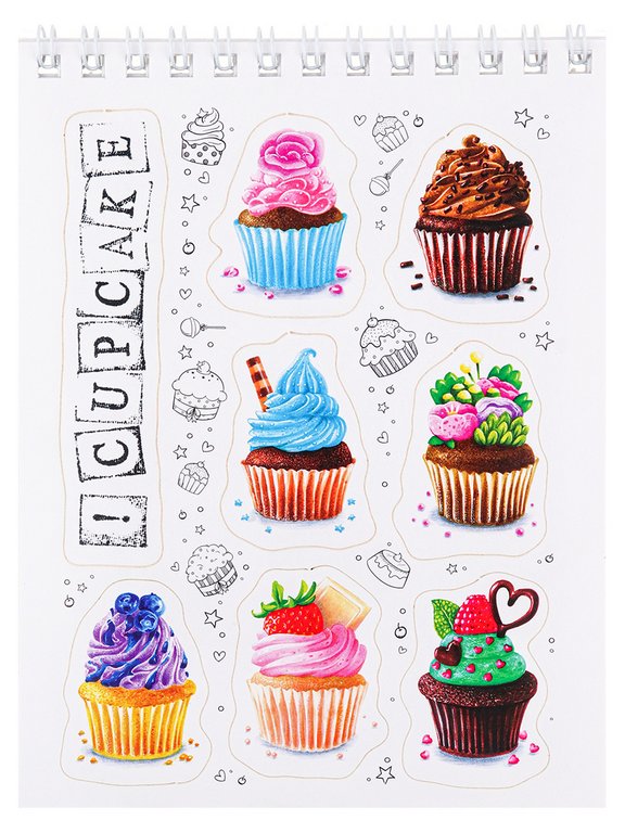 Набор наклеек 150 шт "Мои вкусняшки" MILAND