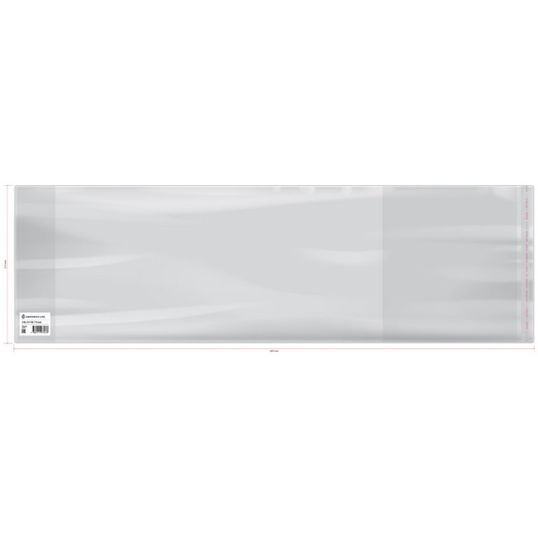 Обложка 215*685мм ПП (горизонтальная А4) (90мкм) (штрих-код) на альбом д/рис. Greenwich Line