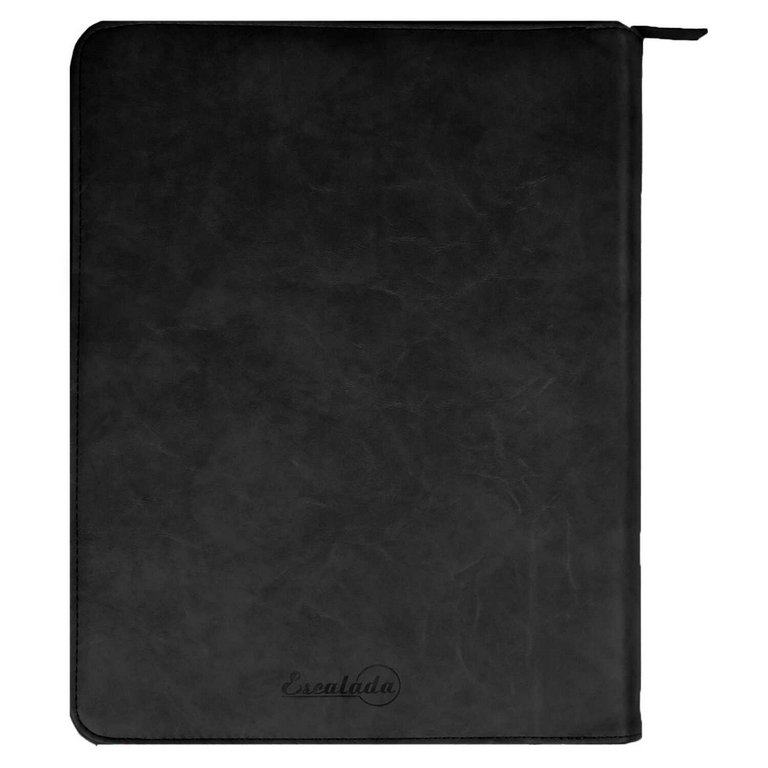 Папка-органайзер Escalada "ЛИНКОЛЬН ЧЁРНЫЙ" 260*340 см, кожзам, твердый переплет с поролоном