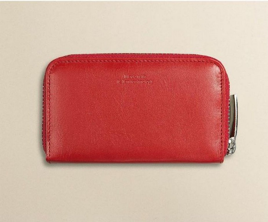 Футляр для ключей  D.Morelli "Red" из нат.кожи, на молнии