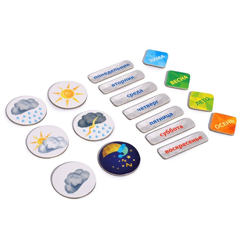 Игра обучающая Мой первый Календарь "Медвежонок" 3+ MAGNETICUS
