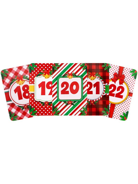 Адвент-календарь НГ "Снежное приключение" в крафт пакетах