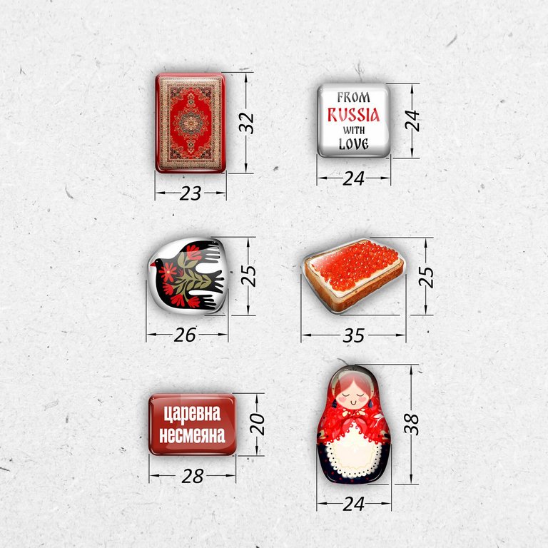 Наклейки объемные Nalepking "Русский стиль №2 3D"