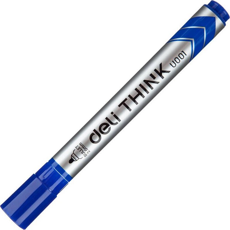 Набор маркеров для доски  4шт Deli Think 2мм круглые (спиртовые) (линия 1,5-3мм)