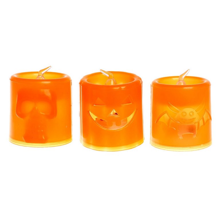 Свеча LED "Хэллоуин" микс  6см