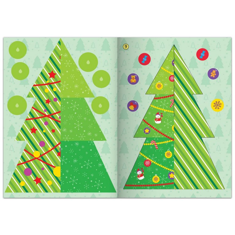 Аппликация  НГ из бумаги "Новогодние поделки. Зимний хоровод"