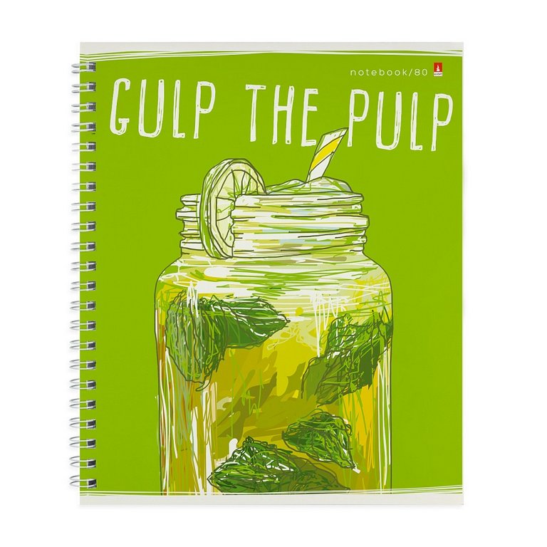 Тетрадь 80 лист кл. А5 на спирали "MY REFRESH" ассорти