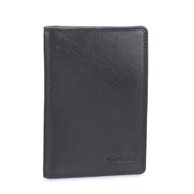 Обложка для автодокументов Dr.Koffer нат. кожа, черный