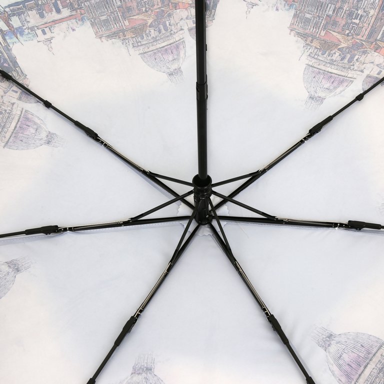 Зонт женский автомат Fabretti, 3 сложения, эпонж