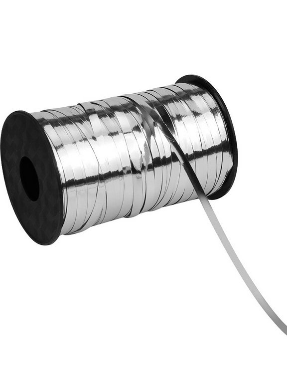 Лента упаковочная серебристая 5мм х 250м