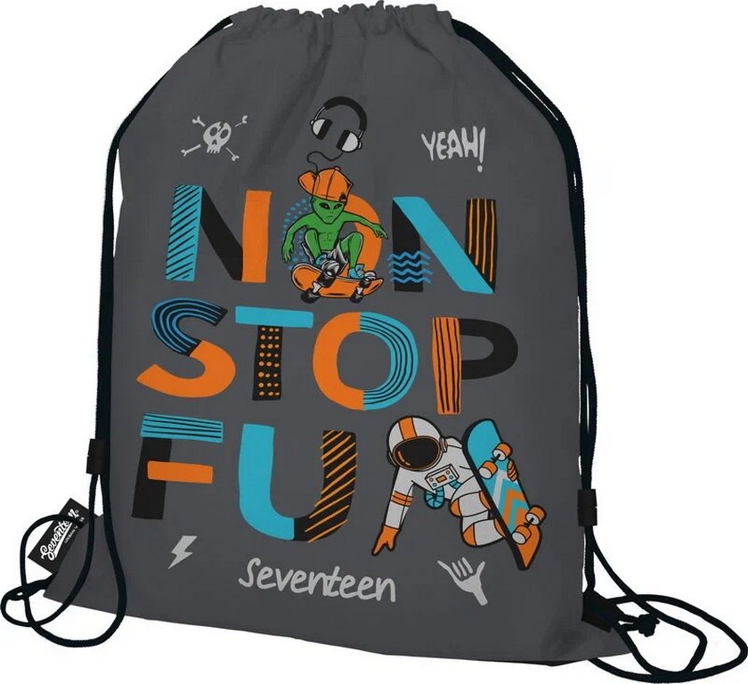 Сумка для обуви для мальчика 43*34 см Seventeen "Игры в космосе"