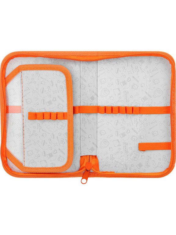 Пенал 1 отд. 1 откид. планка для девочки Prof-Press "Спящая лисичка" 190х115 (ламинир.картон)