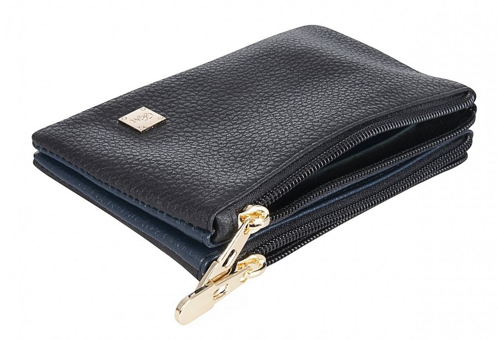 Портмоне Franchesco Mariscotti нат. кожа, черный