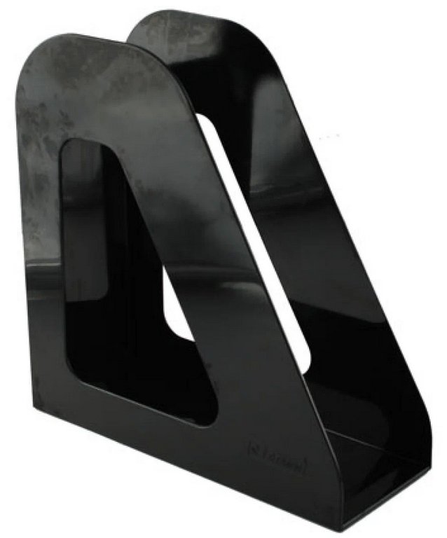 Лоток вертикальный 90 мм Стамм Фаворит, тонированный черный