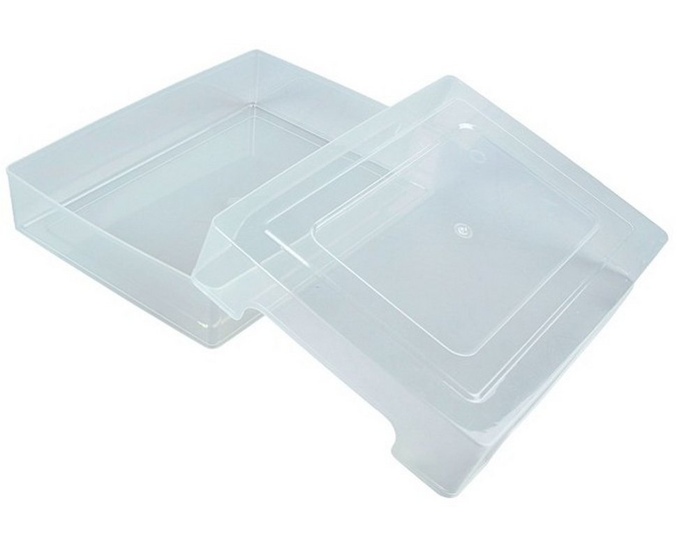 Контейнер для документов А4, прозрачный 245х330х63мм Стамм