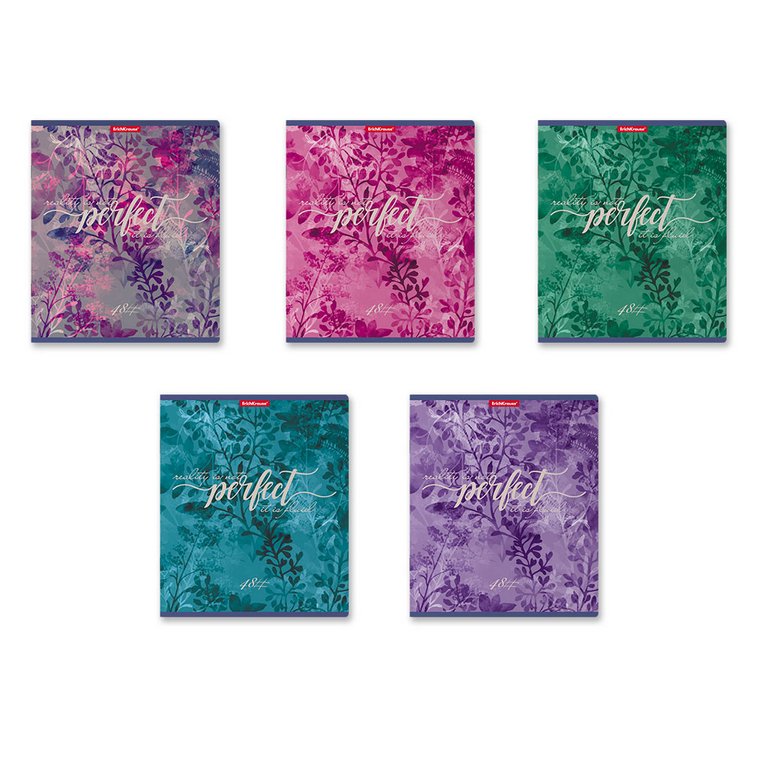 Тетрадь 48 лист кл. А5 на скрепке "Spring Lightness", матовая ламинация