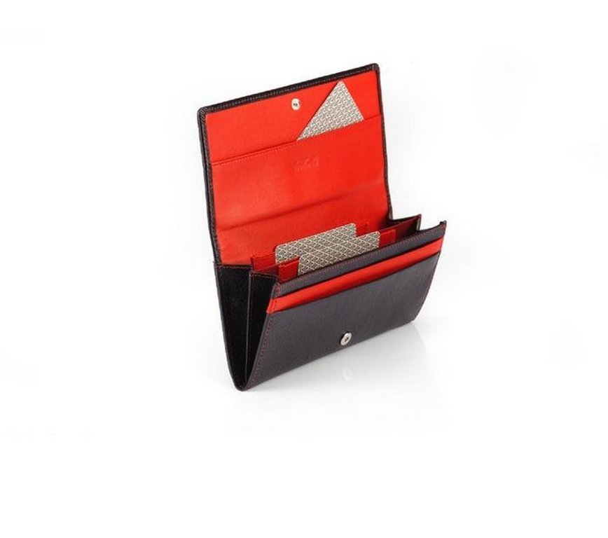 Портмоне D.Morelli женское"Кармен" нат.кожа, черный