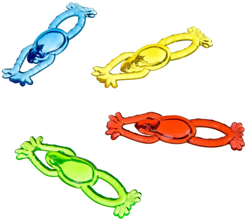 Игрушка Чудики Рогатка "Полет лягушки" 4шт, 14,8х1х18,5см, Bondibon