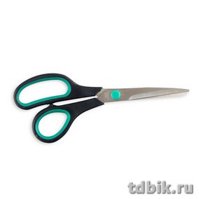 Ножницы 195 мм пластмас. эргоном. рукоятка с резиновыми вставками Attache