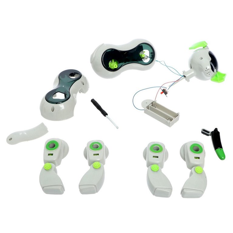 Игра научная .6+ "Робот-пёс" интерактивный: звук, свет, Эврики