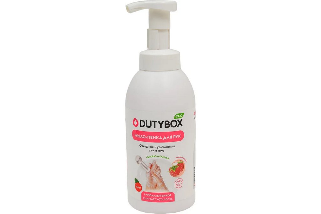 Мыло-пенка концентрат для рук Эко Малина с дозатором DUTYBOX 500 мл