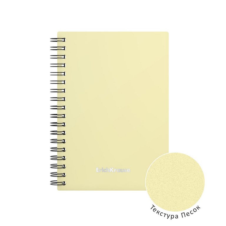 Тетрадь 80 лист кл. А6 на спирали пластиковая обложка "Pastel" ассорти