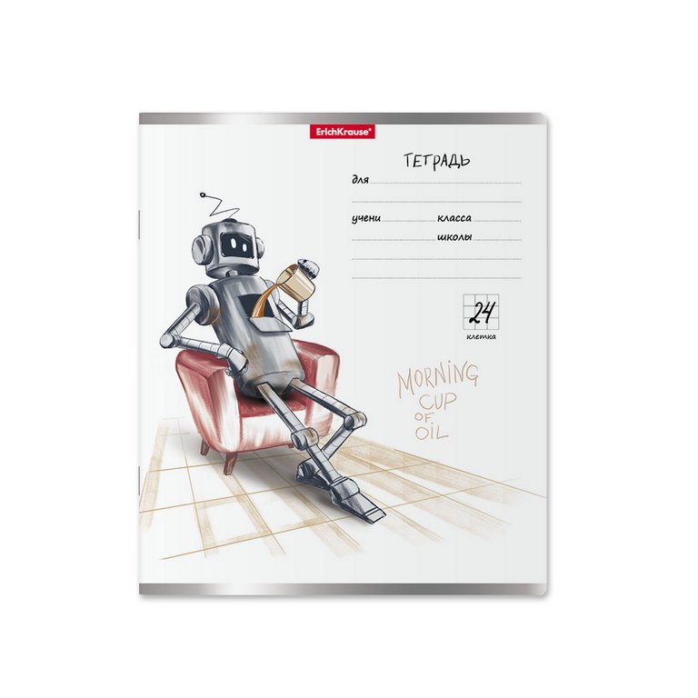 Тетрадь 24 лист лин. А5 "Robolife"