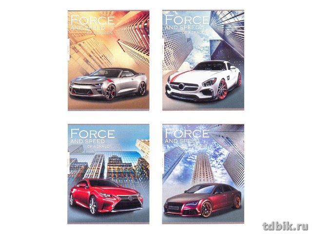 Тетрадь 60 лист кл. А5 на скрепке цв.мел.обл Prof-Press "АВТОМОБИЛИ И НЕБОСКРЕБЫ"