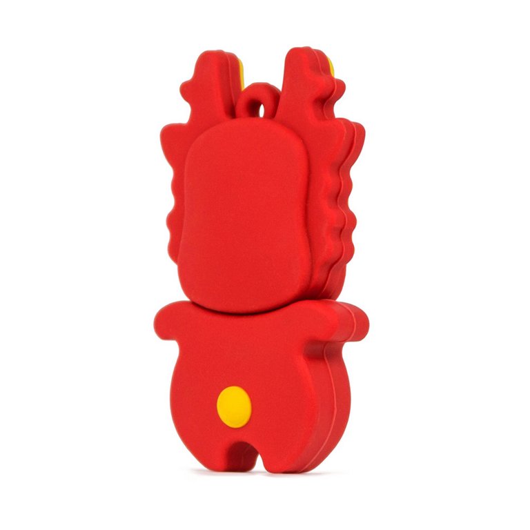 Флеш-диск  4Gb  Mirex Dragon Red USB 2.0
