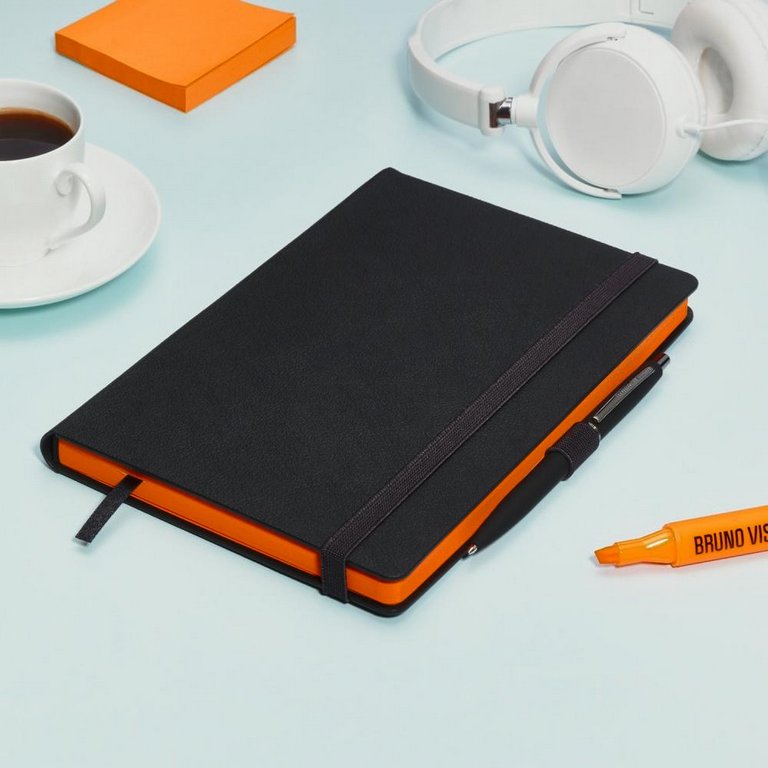 Ежедневник без дат 148*210 мм Bruno Visconti MONACO, черный