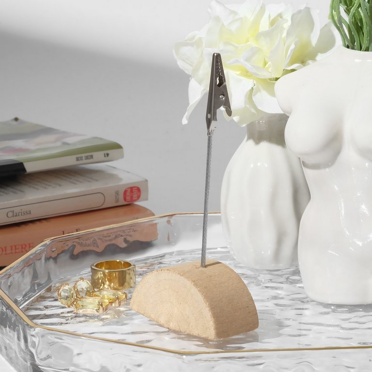 Мемо-клип  "Прищепка" цв. серебро