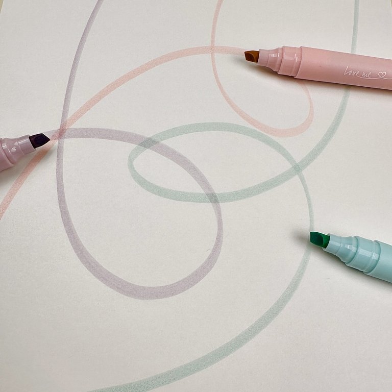 Набор текст-маркеров  3 шт  Bruno Visconti "Love me" (розовый, сиреневый, голубой)