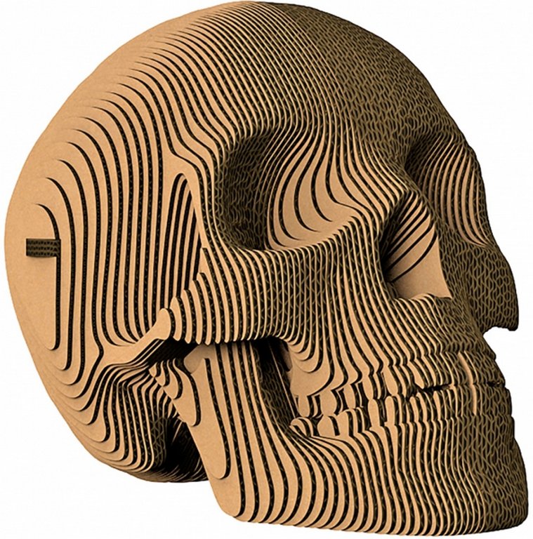 Сборная модель из гофрокартона "Череп Роджер" h=14см, 83 дет, 6+, 5cult