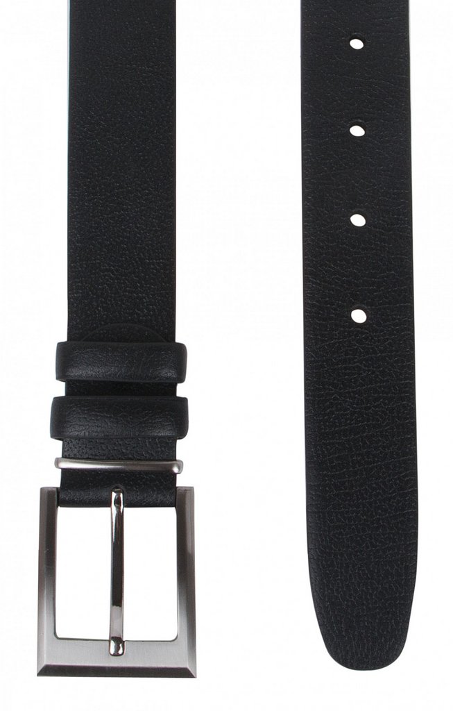 Ремень Alliance нат. кожа,  ширина 35мм, черный