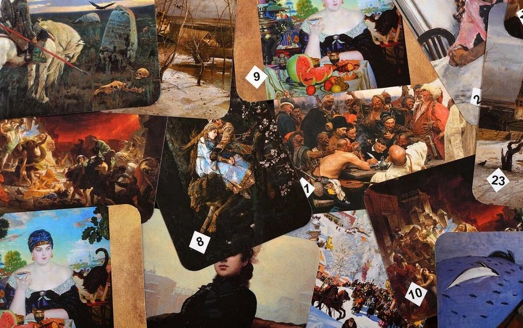 Игра настольная  Мемо "Шедевры русской и зарубежной живописи" 2 в 1, Нескучные игры